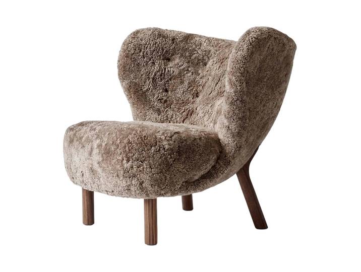 &Tradition Fauteuil Little Petra VB1 Noyer huilé-Sahara