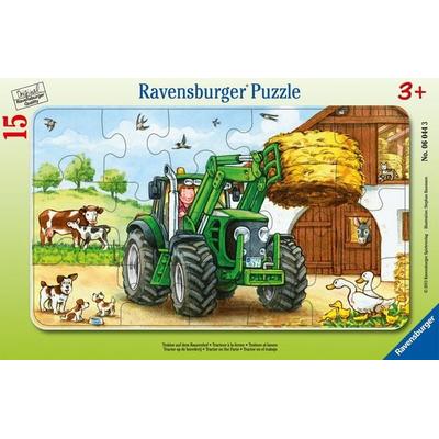 Rahmenpuzzle Traktor auf dem Bauernhof, Rahmenpuzzle 15 Teile