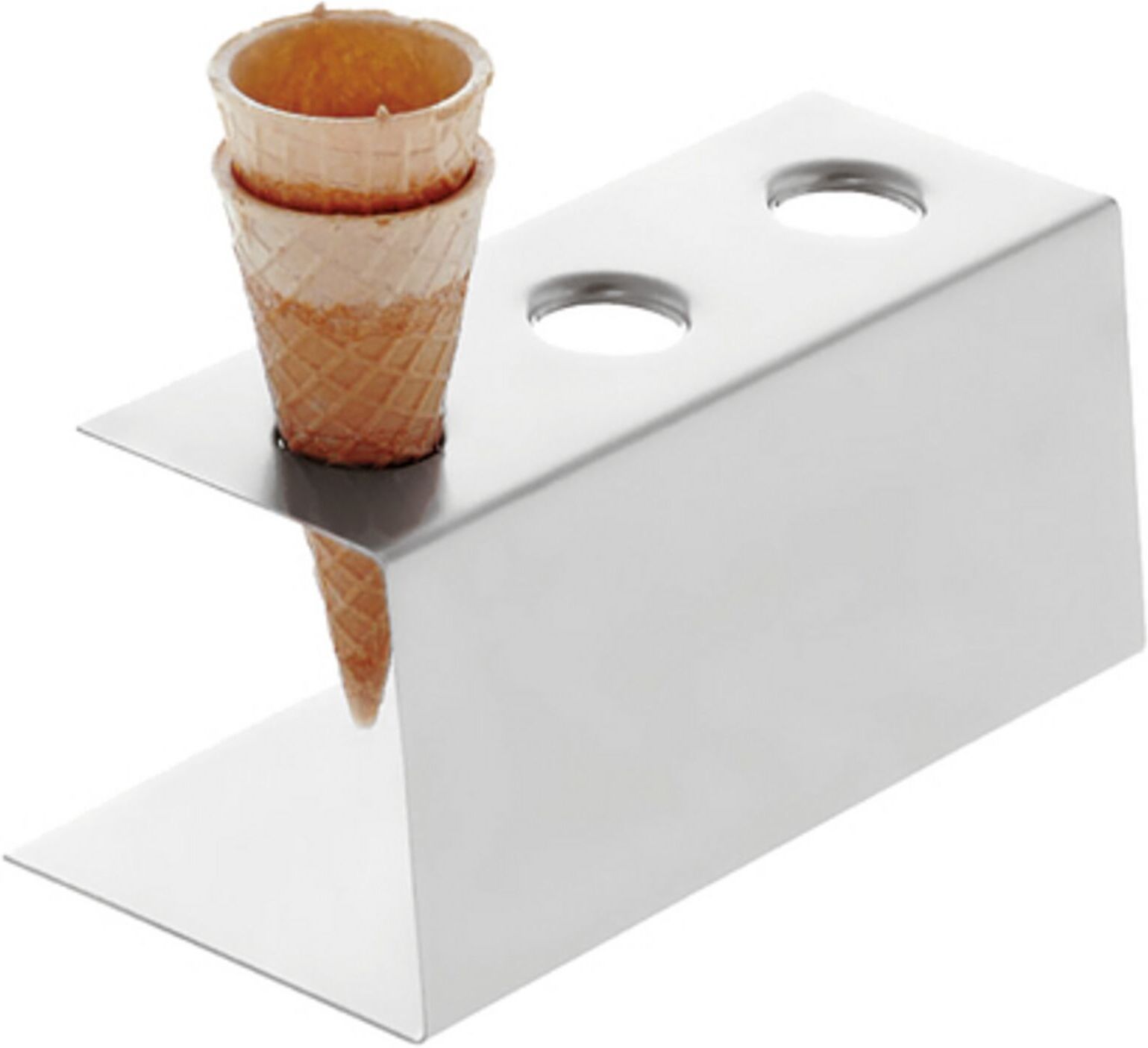 Paderno Porta coni da banco 3 posti 20 x 9,5 cm
