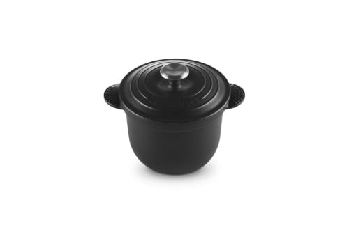 Le Creuset Rijstkoker Cocotte Every Tradition Mat Zwart ø 18 cm 2 Liter