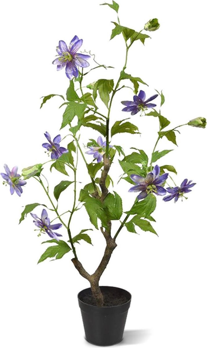 Maxifleur Passie kunstbloem lila 90 cm
