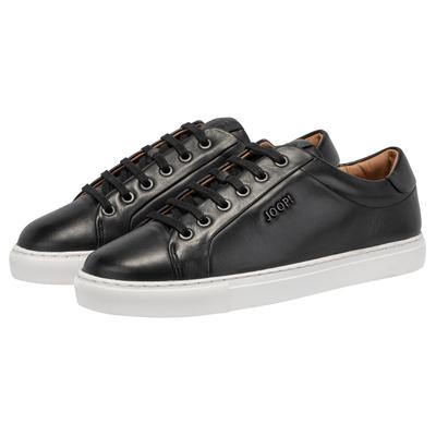 Sneaker JOOP "tinta coralie sneaker yd6", Herren, Gr. 41, Rindsleder, schwarz, Schuhe Sneaker