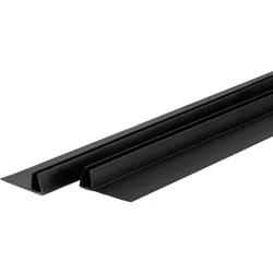 Neuesbad senkrecht Dichtungen für Glas 5 mm /1 seitlich OF Duschkabine/, Schwarz NB1DEXKCF2UN521