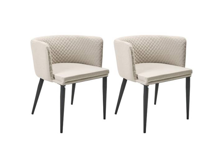 GARTENSTUHL 2er-Set Beige Limasson