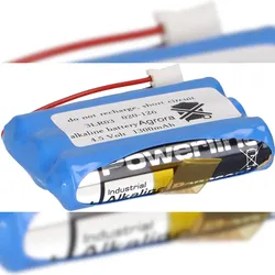 Akkuman Batteriepack 4,5V F1x3 Micro AAA Kabel + Stecker  kompatibel Safe-O-Tronic 38400200