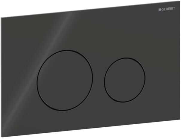 Geberit Sigma 40 Round Betätigungsplatte 115628SJ1 Round, schwarz, für 2-Mengen-Spülung, Round