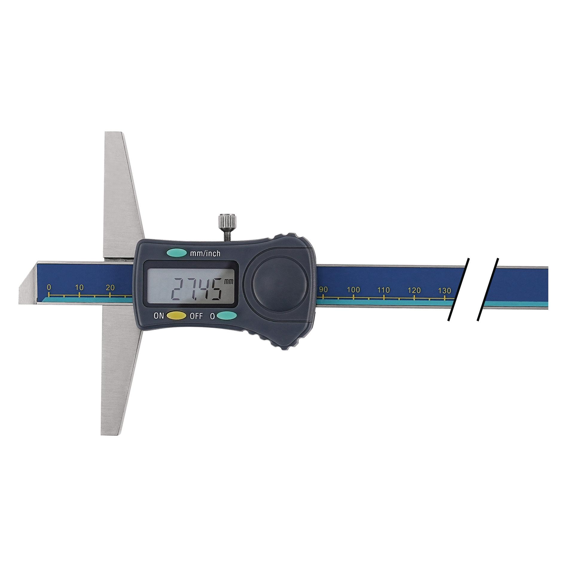 Tecwerk Tiefenmessschieber DIN 862 200 mm digital gerade Messschiene (20 cm) (2000851221)