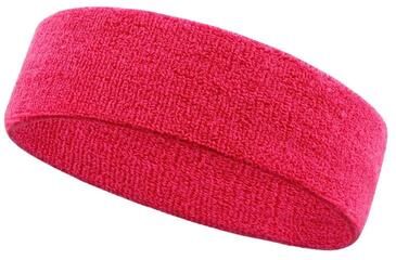 Uplifted Finds AOLIKES Breathable Cotton Sweat Headband Terry Cloth Athletic Moisture Wicking Sweatband For Sports bright Rose