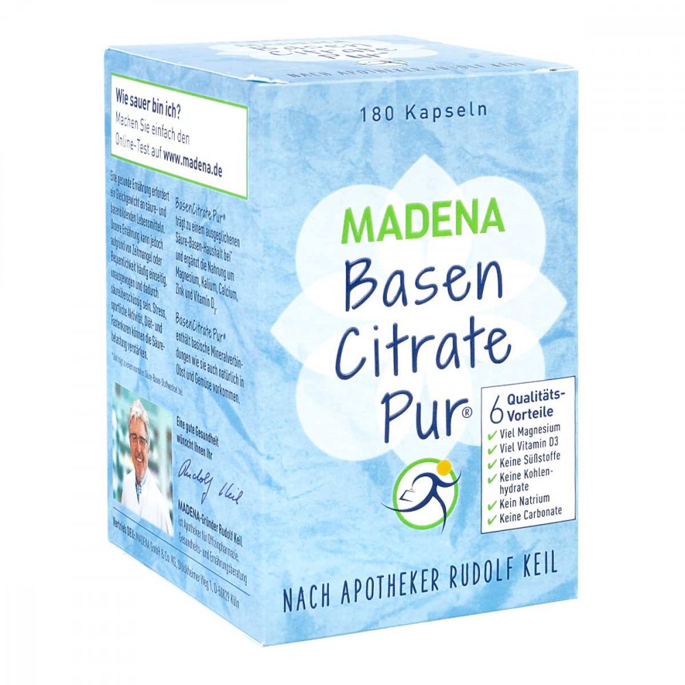 MADENA GmbH & Co.KG Basen Citrate Pur nach Apotheker Rudolf Keil Kapseln 12417633