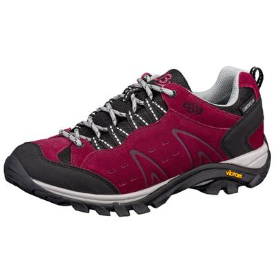 Outdoorschuh BRÜTTING "Outdoorschuh Mount Bona Low", Damen, Gr. 37, rot, Veloursleder, Schuhe Outdoorschuh