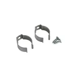Brumberg 53095260 Halter-Set bestehend aus 2 x Schraube und 2 x Klammer (Edelstahl) zu Profil 537