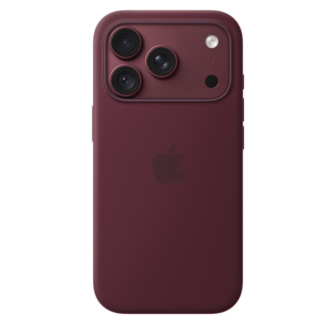 Apple Original iPhone 18 Pro Silikon-Case mit MagSafe - Burgundy