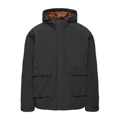 Winterjacke BLEND "Winterjacke BHElman", Herren, Gr. L, schwarz, Obermaterial: 100% Polyester PES., Jacken Winterjacke