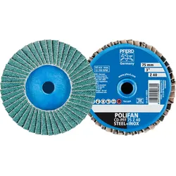 PFERD TOOLS COMBIDISC Zirkon Mini-POLIFAN CD für gehärteten Stahl - 42719704