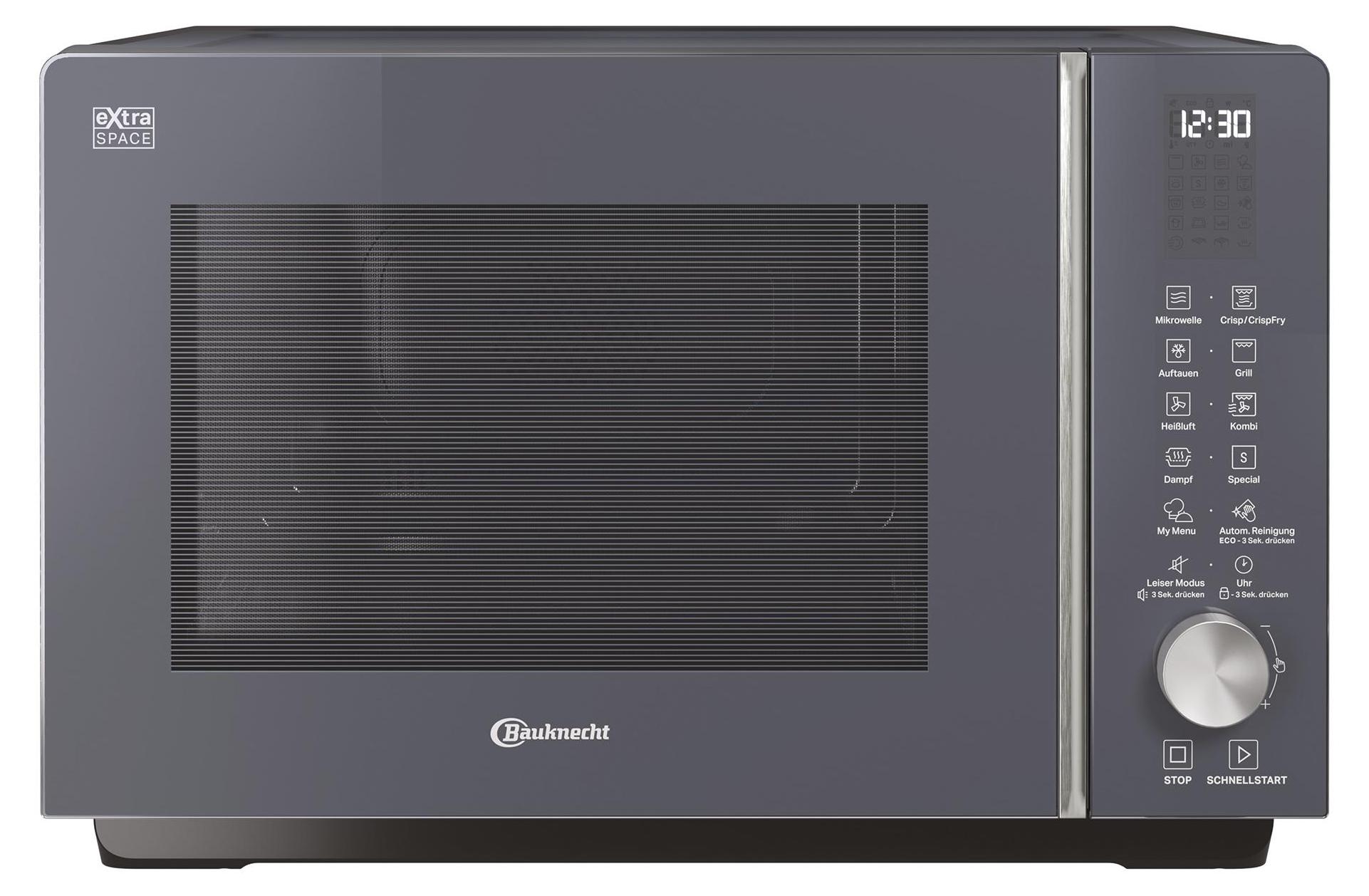 Bauknecht MF 259 SG Mikrowelle 25L ExtraSpace 6Leistungsstufen Dampfgarfunktion