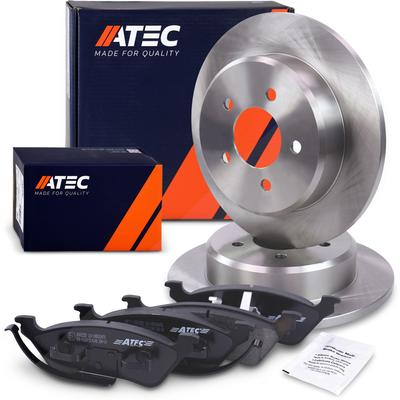 Atec Satz Bremsscheiben + Bremsbeläge Hinterachse [Hersteller-Nr. 40575958] für Chrysler