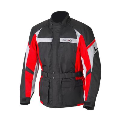 Tourenjacke NERVE "Smart" Gr. L, rot, Jacken, Herren, L, Obermaterial: 100% Polyester. Innenseite: 100% Polyester, Thermoinnenfutter / Weitenverstellung / Protektoren / Reflexmaterial