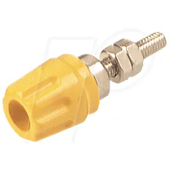 PK 10 A GE - Polklemme, 4 mm, gelb