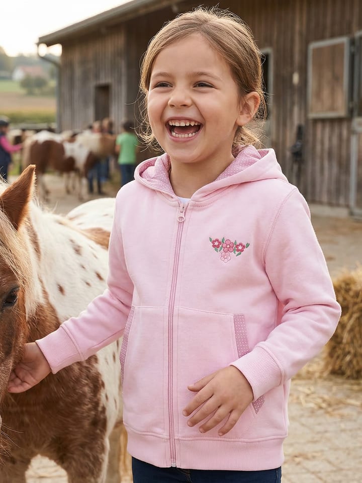 Isartrachten Sweatjacke in Rosa - 164
