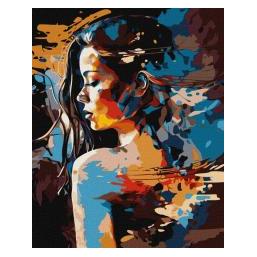 Ideyka Malen nach Zahlen - Mädchen 40x50cm (66129048)