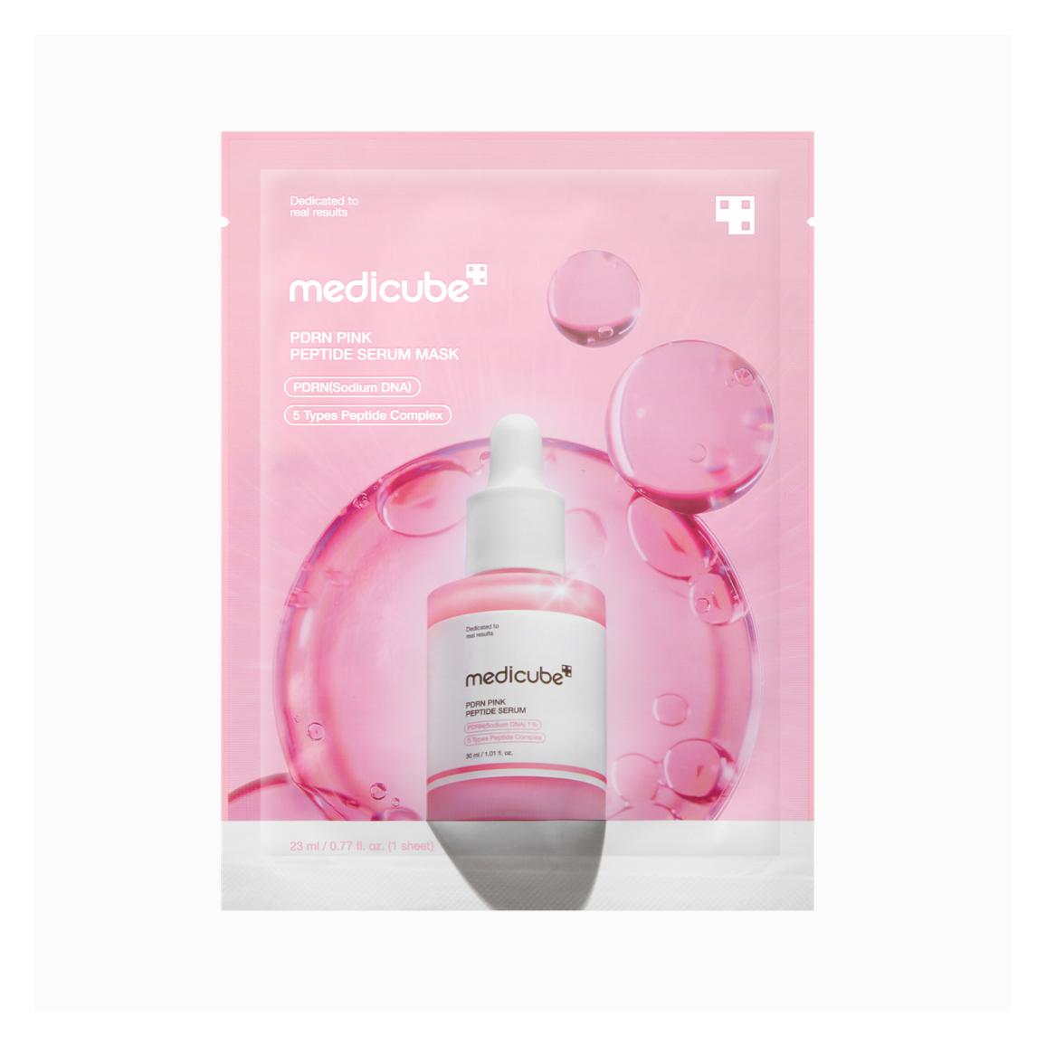 Medicube - PDRN Pink Peptide Serum Mask - Pink - 1 pcs. (30 g) (MED-00116-01PCS)