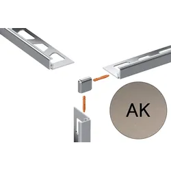 Schlüter Systems JOLLY-AK Außenecke 90° Aluminium AK - Aluminium kupfer matt eloxiert Höhe: 10 mm
