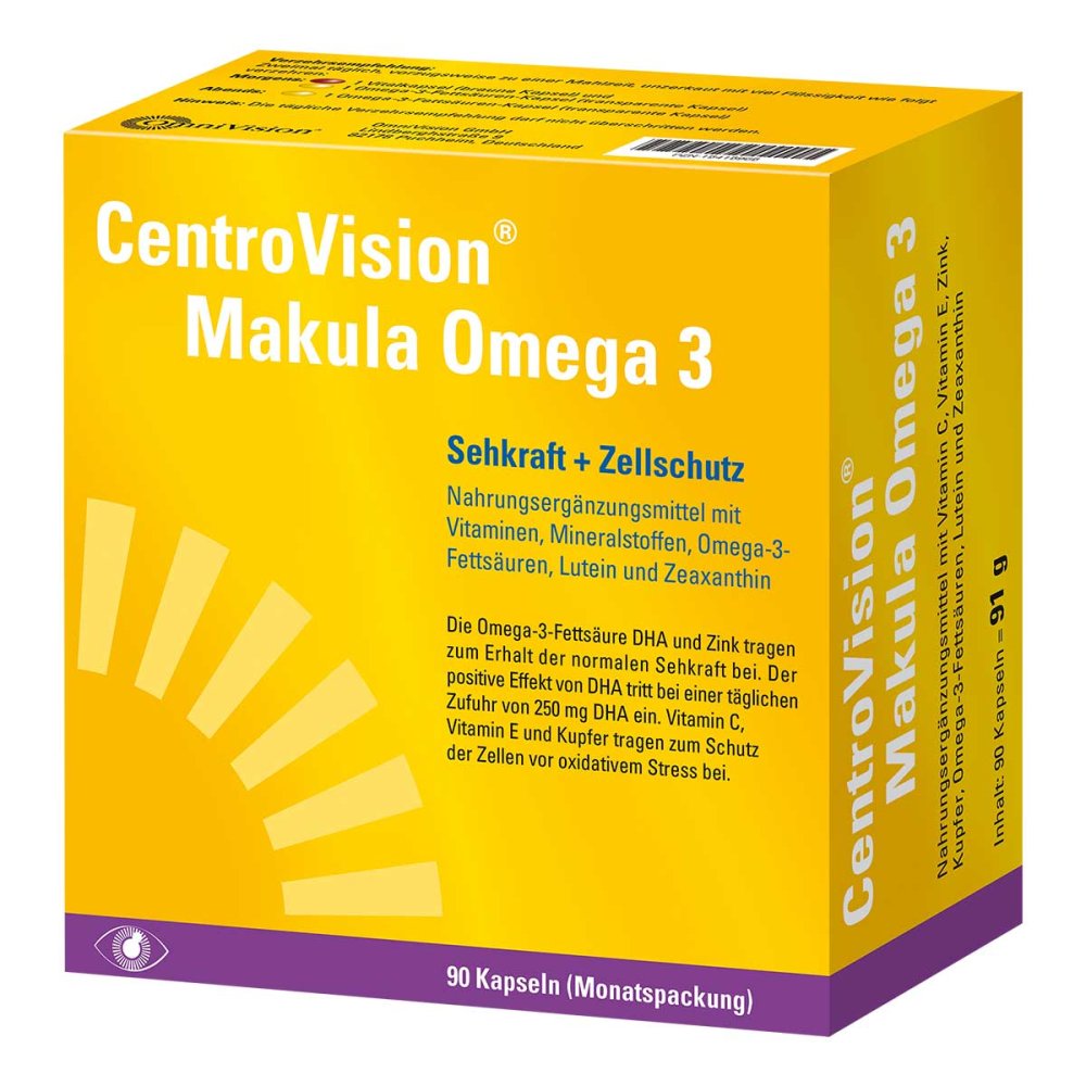 OmniVision GmbH Centrovision Makula Omega-3 Kapseln 15415965