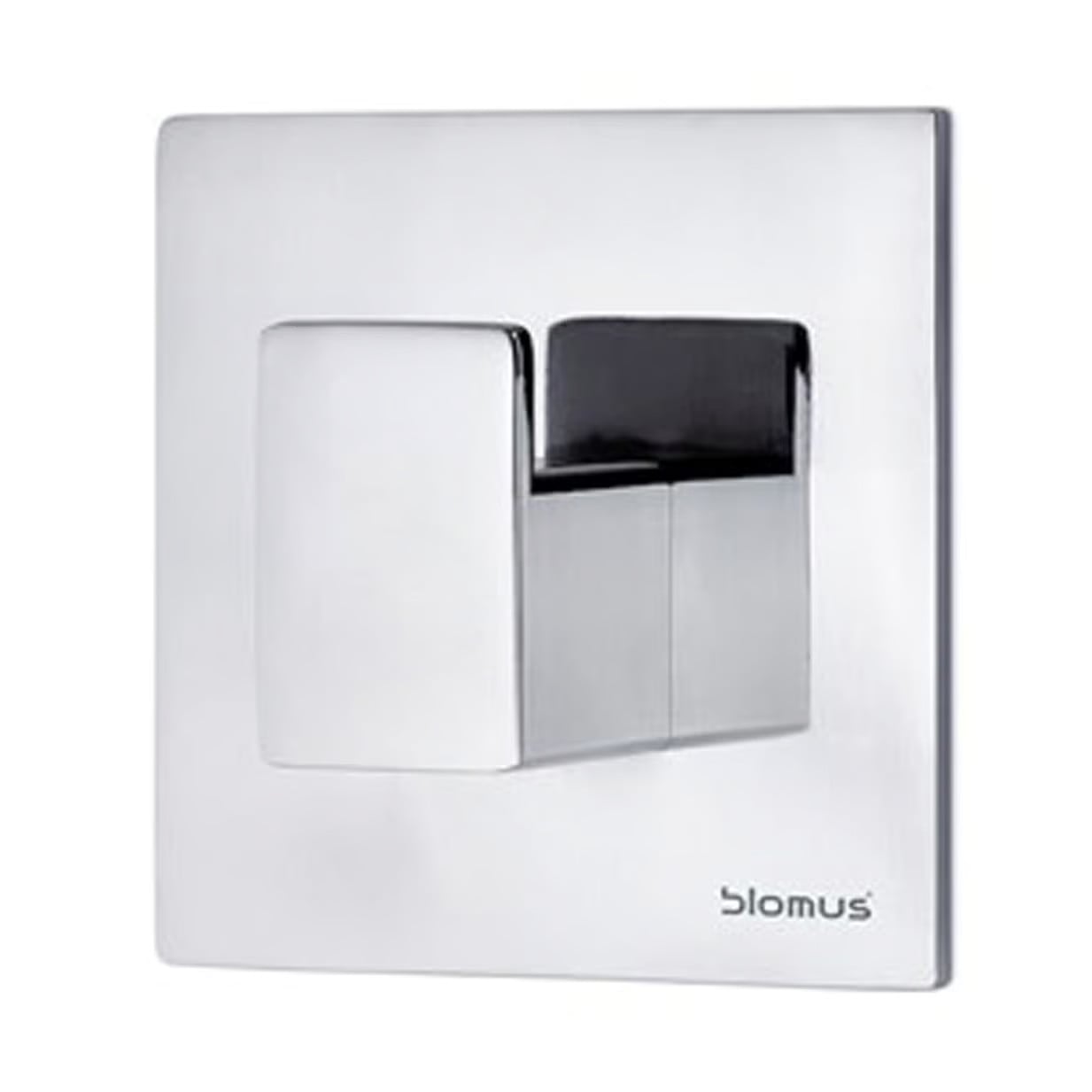 Blomus Menoto zelfklevende haak, Gepolijst roestvrij staal, 6 x 6 cm