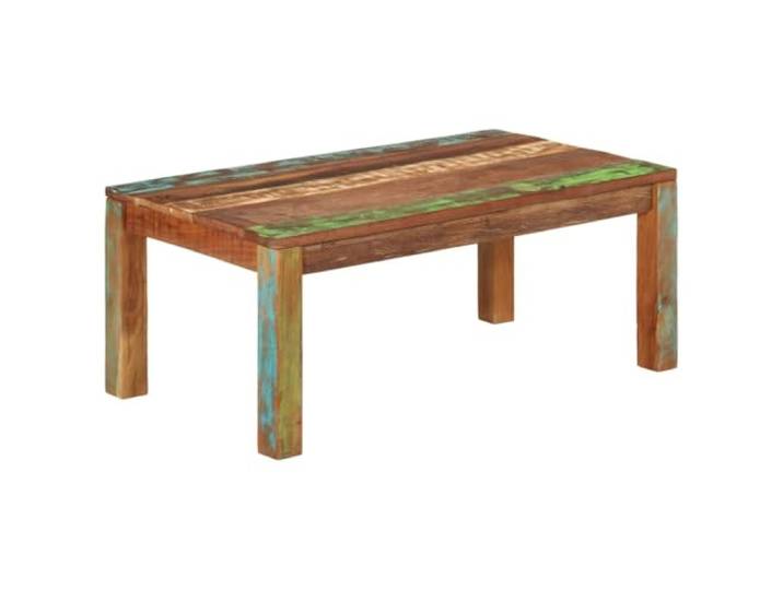 Roanoer Couchtisch 110x55x40 cm Massives Altholz Rechteckig Sofatisch Rustikaler Wohnzimmertisch aus echtem Recyclingholz. Ideal als Loungetisch für Fernsehabende im heimischen Wohnzimmer.