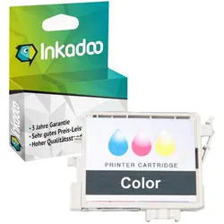 Inkadoo, Druckerpatrone, Kompatibel zu Canon 4215C001 / CLI-65 Tintenpatrone (BK, C, M, Y)