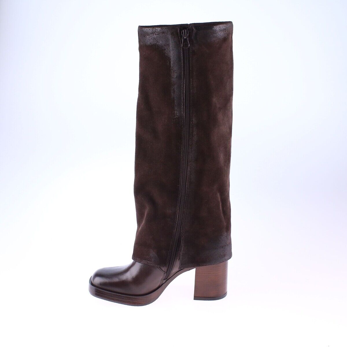 MJUS Bottes guêtre en cuir à talons