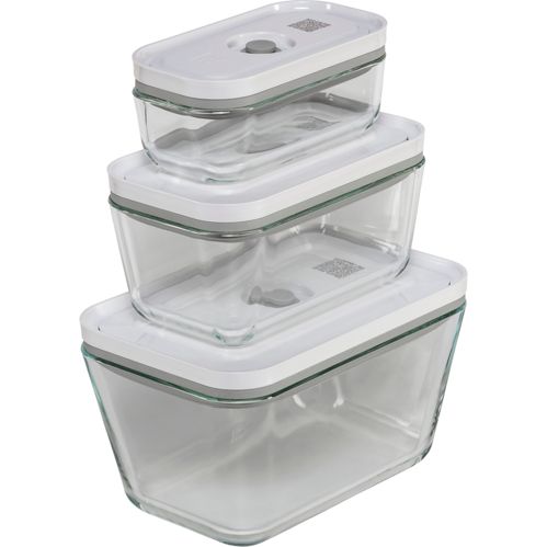 ZWILLING Fresh&Save Vakuum Boxset 3 tlg, Glas, Grau