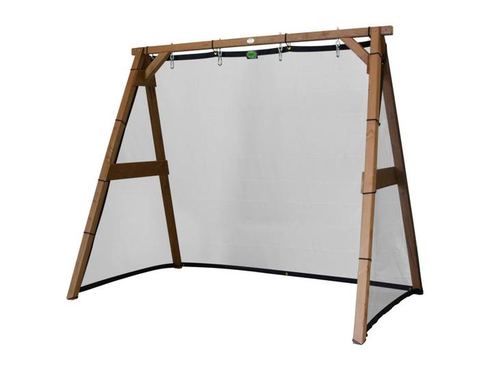 Fussballtor, Braun, Holz, Hemlocktanne, 254x207x160 cm, EN 71, CE, FSC 100%, Freizeit & Co, Sport & Fitness, Fussballtore