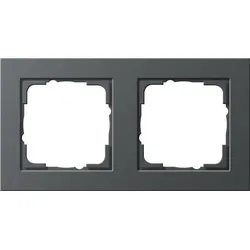 Gira 021223 Abdeckrahmen 2f Gira E2 Anthrazit