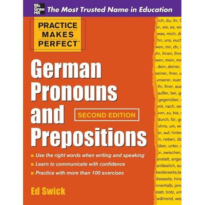 PMP GER PRONOUNS&PREP 2E, Taschenbuch von Swick, MCGRAW-HILL Professional, 978-0-07-175383-8
