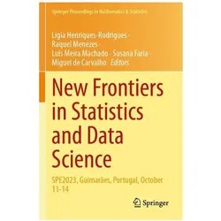 New Frontiers in Statistics and Data Science, Fachbücher von Meira Machado et al, Menezes, Lus, Raquel