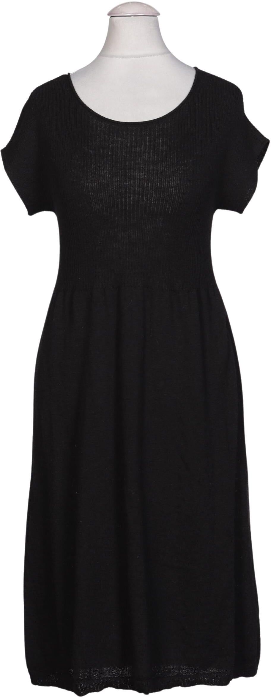 Eileen Fisher Damen Kleid, Schwarz, Gr. XS, Wolle - Second Hand