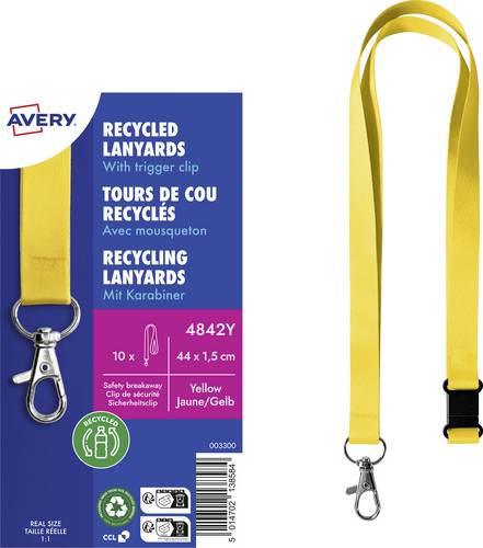 Avery-Zweckform 4842Y Textilband (L x B) 440mm x 15mm 10St.