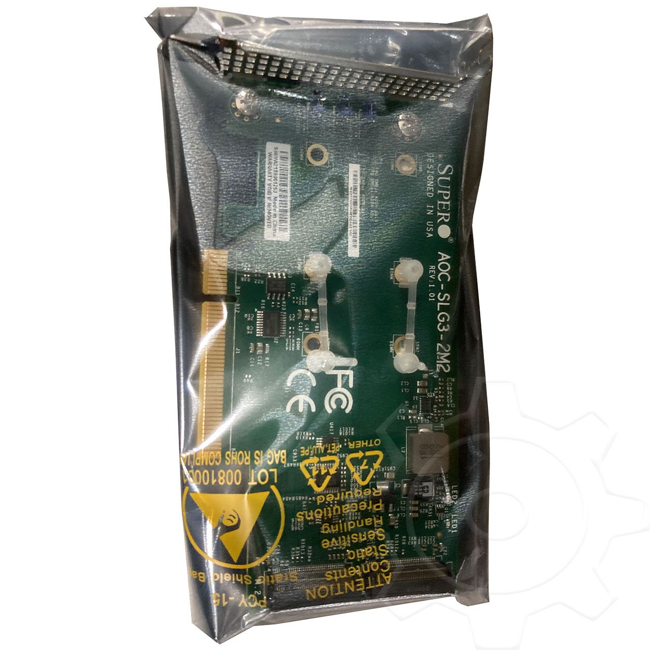 Supermicro 2-Port NVme HBA AOC-SLG3-2M2-O