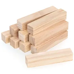 Holz-Klötzchen "Quadrat", 10 Stück