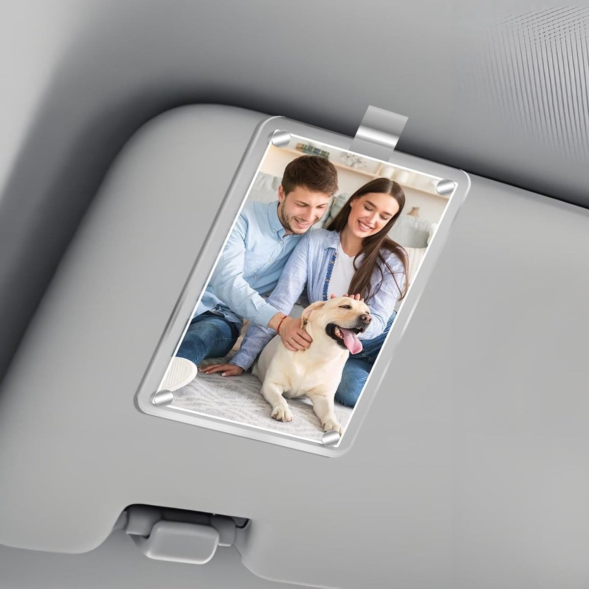 Acryl Magnetische Gepersonaliseerde Fotohouder voor Auto - Persoonlijke Decoratie en Auto Accessoire