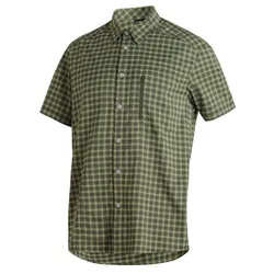 Maier Sports Herren Mats Kurzarmhemd - 64 - green check