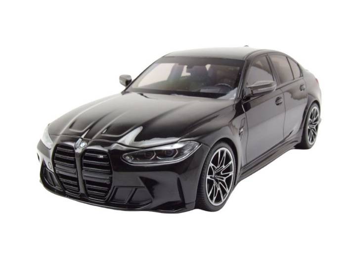 Minichamps Modellauto BMW M3 2020 schwarz, Maßstab 1:18