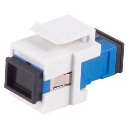 Shiverpeaks S/CONN maximum connectivity LWL-Keystone Verbinder, SC-SC, Simplex, blau (Keystone Modul) (08-10210)