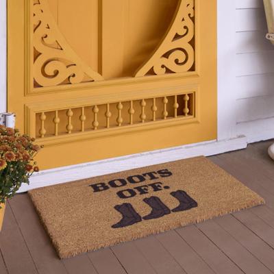 "Balta Rugs Boots Off Cowboy Welcome 18"" x 30"" Doormat - 18"" x 30"""