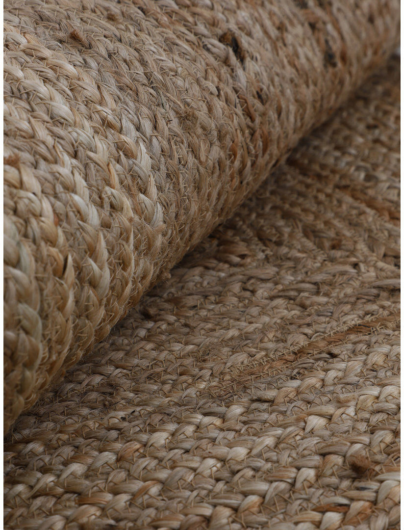 Carpetfine Nele Jute Rug Taupe Runner 70 x 200 cm