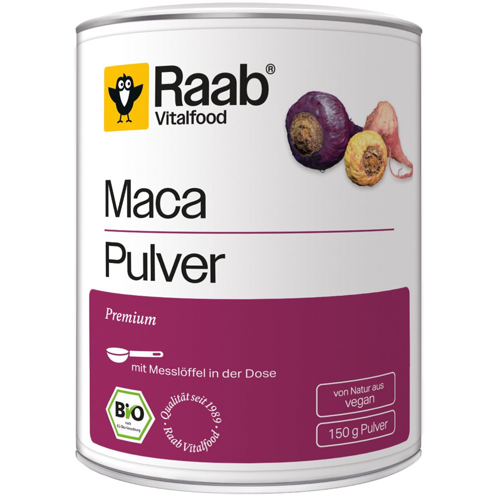 Raab Vitalfood Maca Bio Pulver 150 g Puder