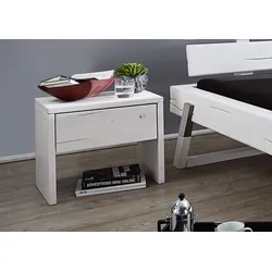 Nachttisch Fichte 50x33x45 weiß lackiert VANCOUVER #700