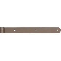 Ladenband DURAVIS® 400 ? 13 mm, gerade, Abschluss abgerundet, Material: Stahl, blau verzinkt, Oberfläche: perlbeige RAL 1035