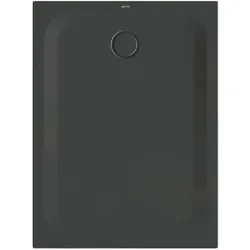 Bette rechteck Duschwanne „BetteUltra“ 1200 × 900 mm ohne Oberflächenbeschichtung, ohne Oberflächenveredelung, ohne Wannenträger, in Schwarz